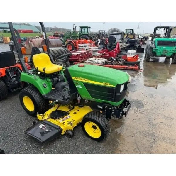 John Deere 2210 tractor mower and snow blower