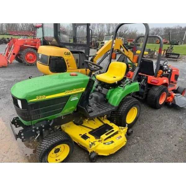 John Deere 2210 tractor mower and snow blower